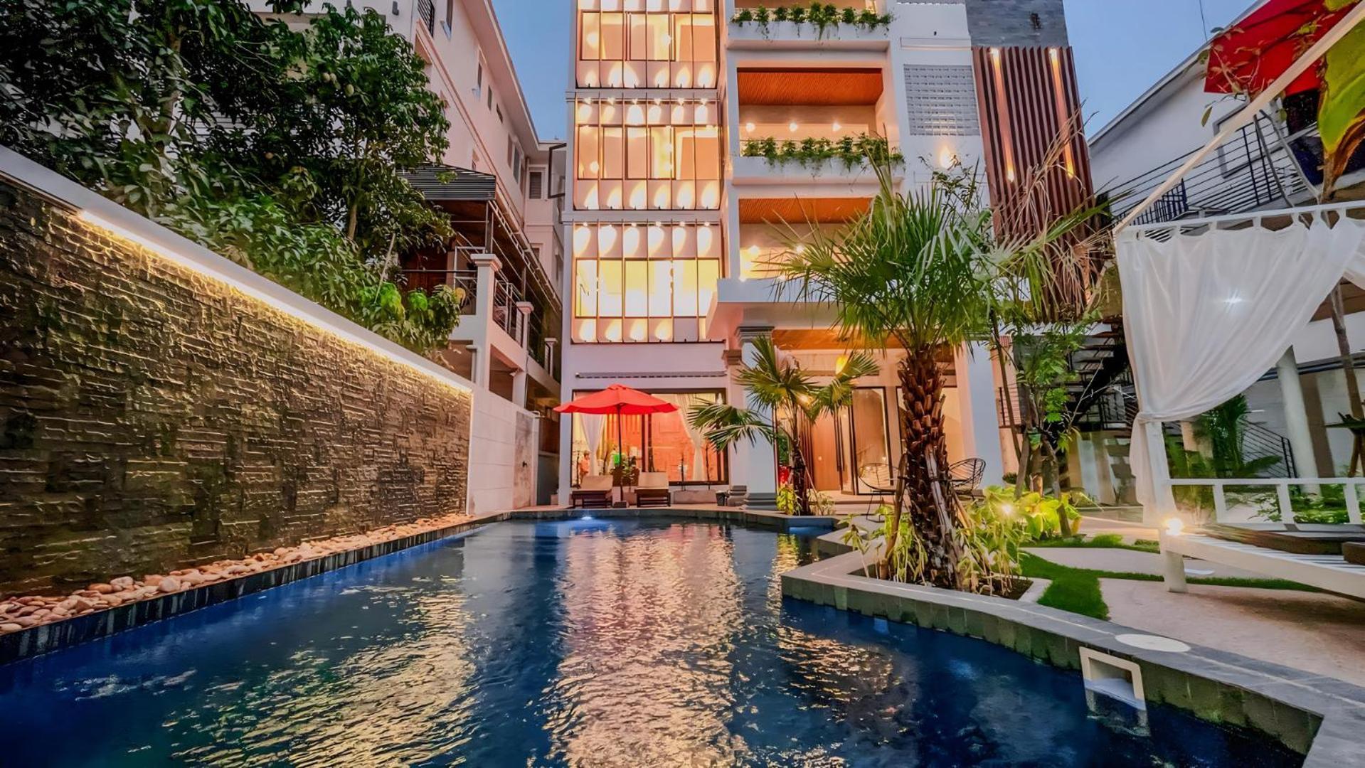 The Luxury Hotel Sziemreap Kültér fotó